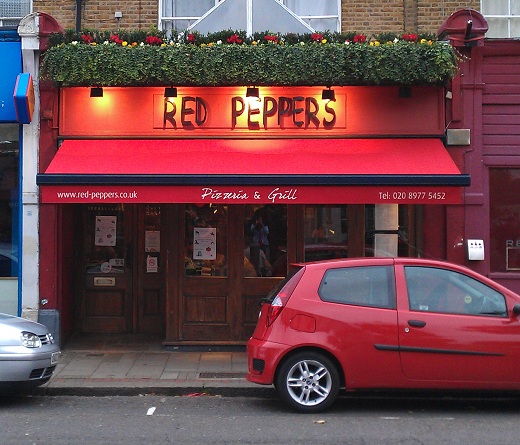 Red Peppers Pizzeria, Teddington
